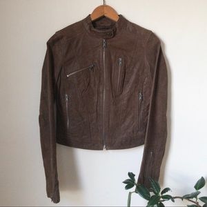 Levi’s Genuine Leather Cropped Coat